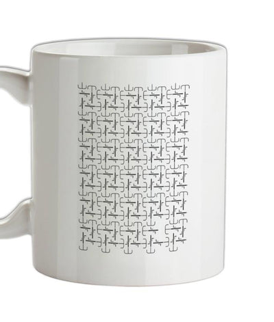 Cycling Road Pattern Ceramic Mug