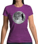 Rock Climbing Moon Womens T-Shirt