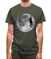 Rock Climbing Moon Mens T-Shirt