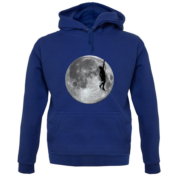 Rock Climbing Moon unisex hoodie