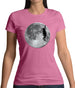 Rock Climbing Moon Womens T-Shirt