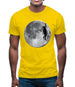 Rock Climbing Moon Mens T-Shirt
