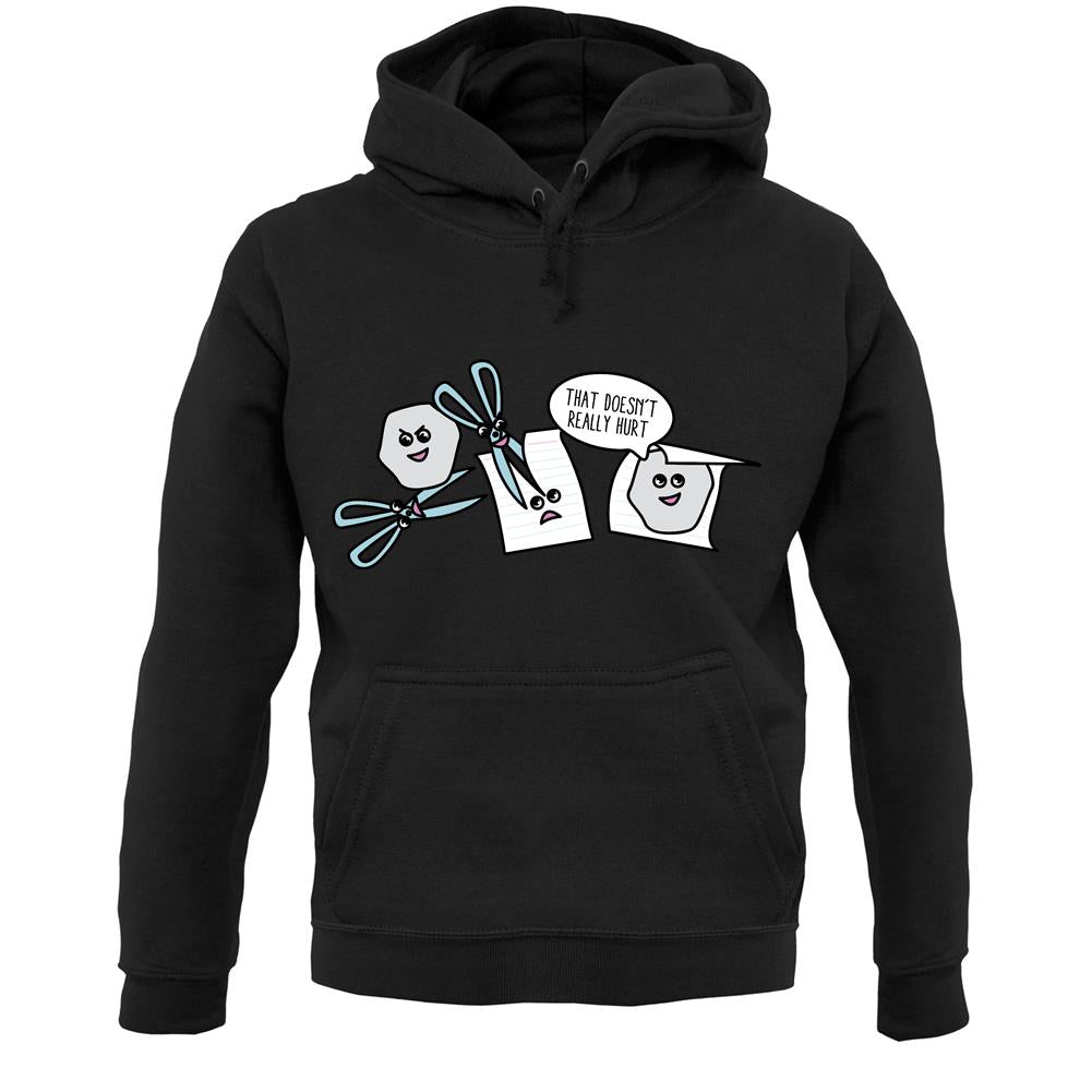 Rock Paper Scissors That Doesn't Hurt Unisex Hoodie