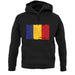 Romania Grunge Style Flag unisex hoodie