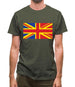 Romanian Union Jack Mens T-Shirt