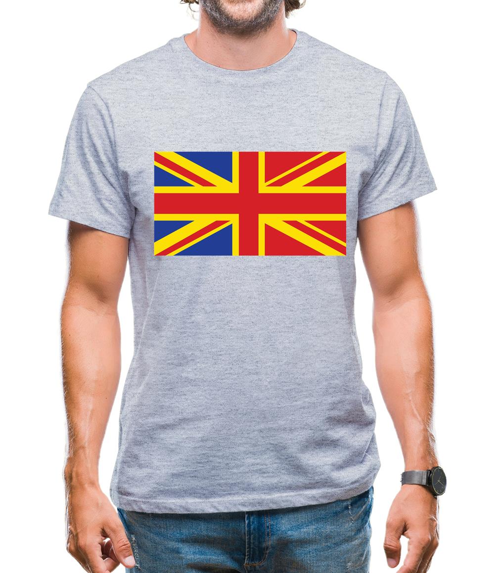 Romanian Union Jack Mens T-Shirt