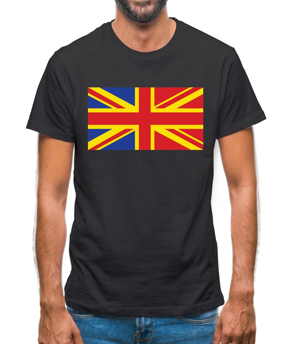 Romanian Union Jack Mens T-Shirt