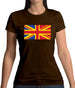 Romanian Union Jack Womens T-Shirt