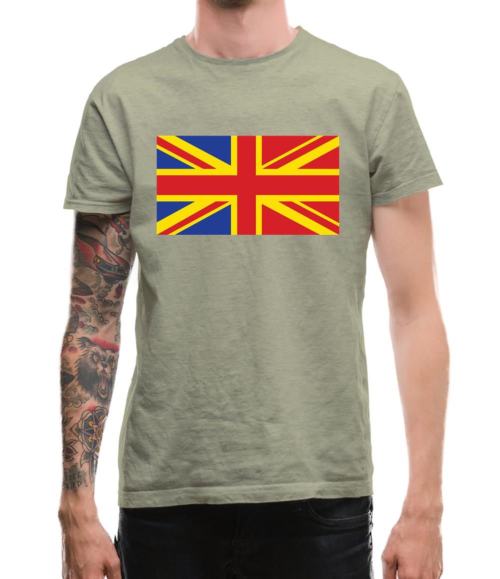 Romanian Union Jack Mens T-Shirt
