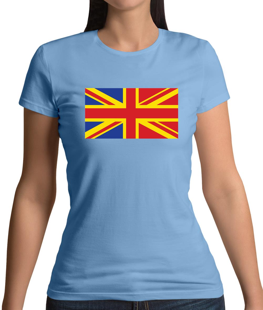 Romanian Union Jack Womens T-Shirt