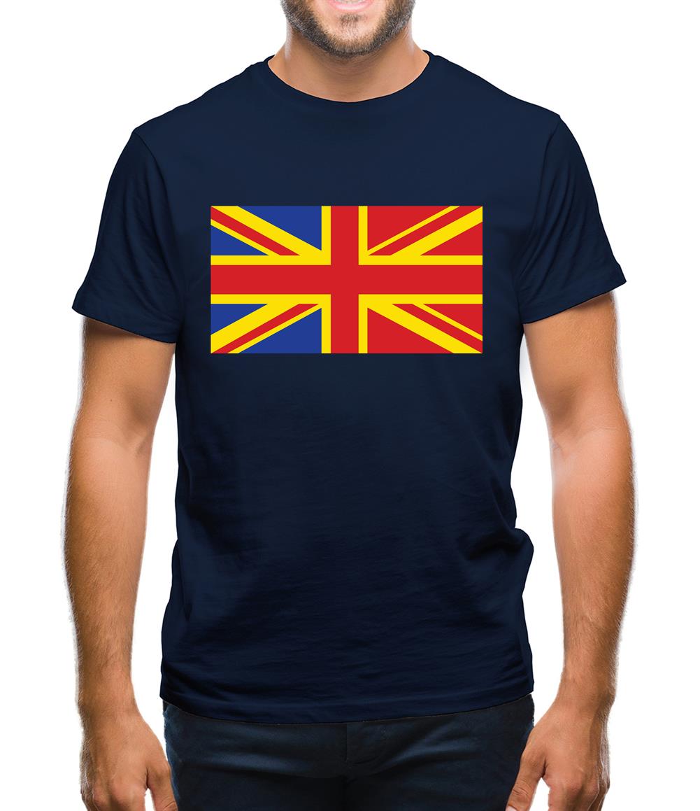 Romanian Union Jack Mens T-Shirt