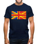 Romanian Union Jack Mens T-Shirt