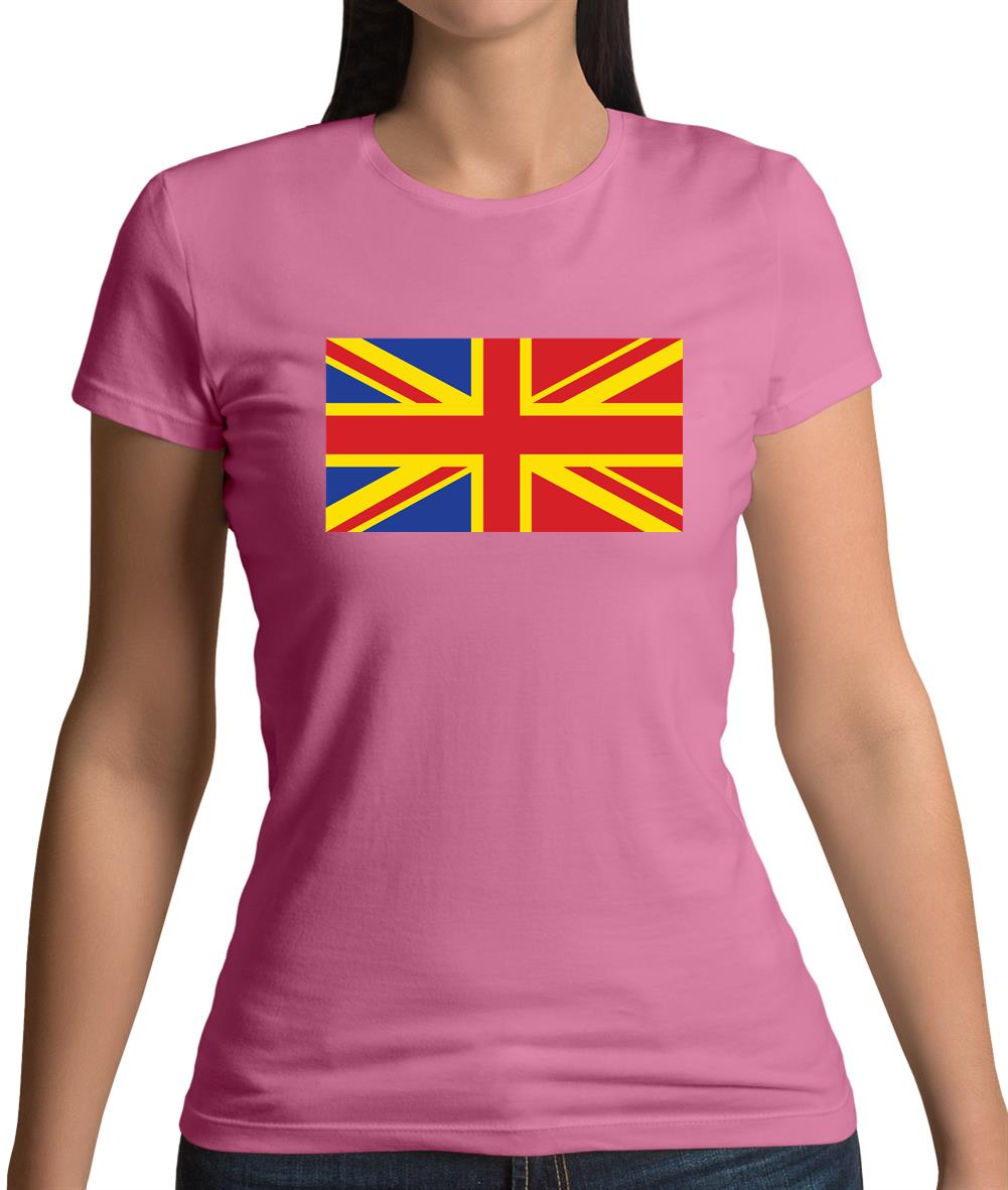Romanian Union Jack Womens T-Shirt