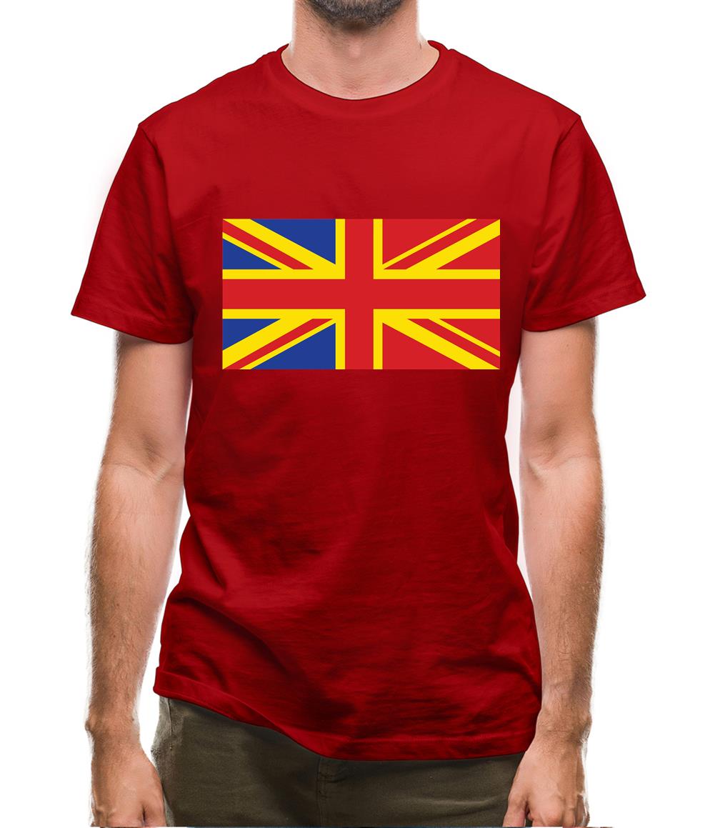 Romanian Union Jack Mens T-Shirt