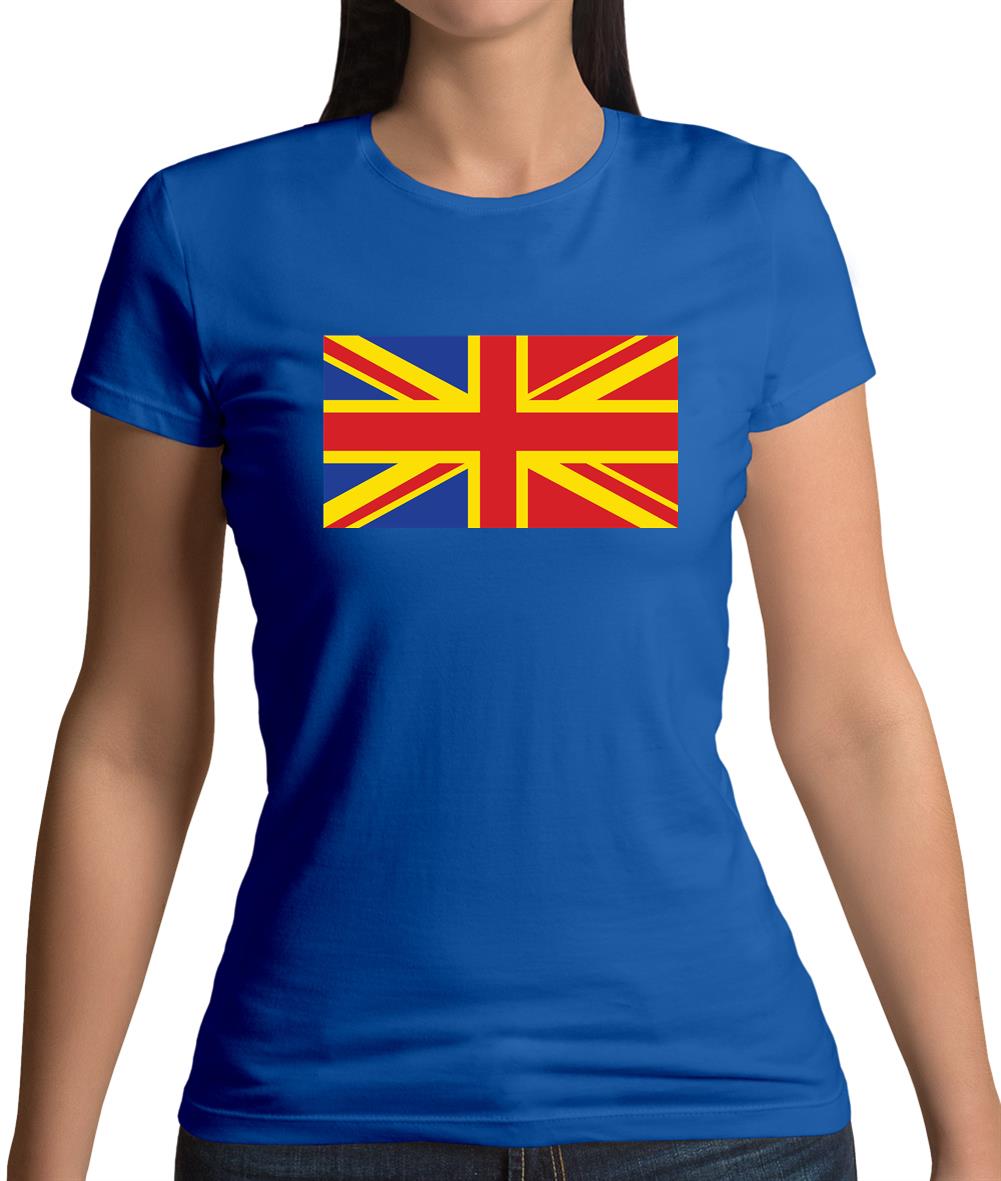 Romanian Union Jack Womens T-Shirt