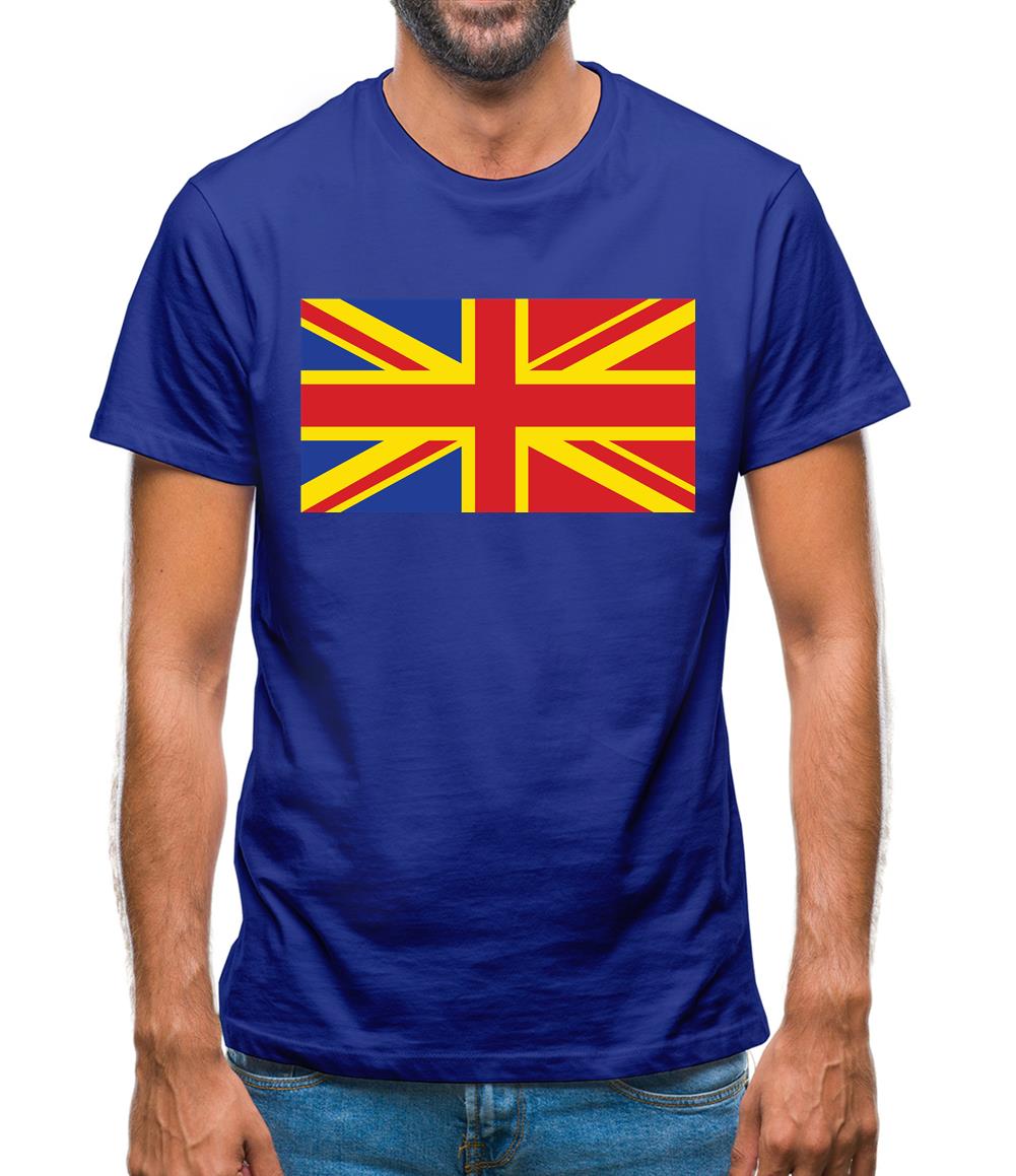 Romanian Union Jack Mens T-Shirt