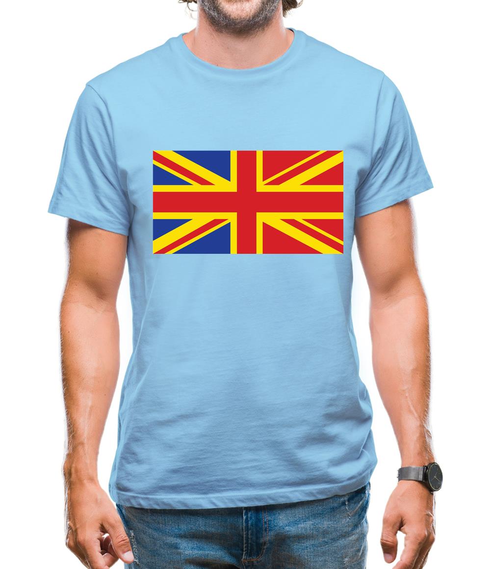 Romanian Union Jack Mens T-Shirt