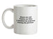 Roses Are Red, Finished My Popcorn During The Preview  Ceramic Mug