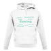 Rowing Languages unisex hoodie