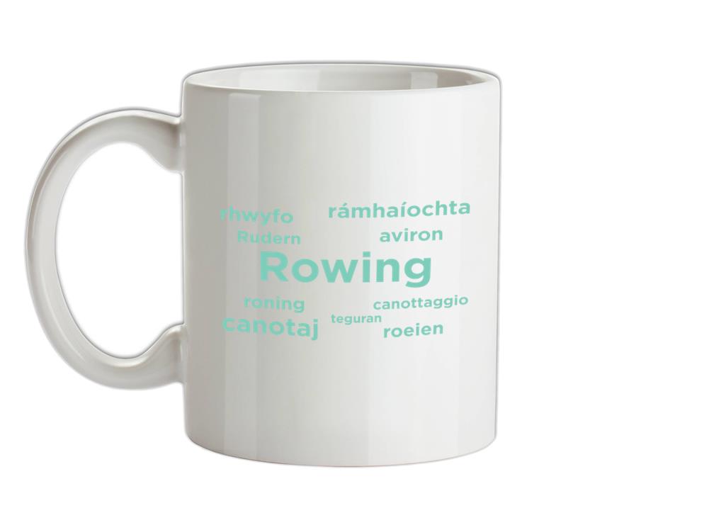 Rowing Languages Ceramic Mug