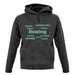 Rowing Languages unisex hoodie