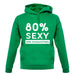 80% Sexy unisex hoodie