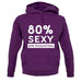 80% Sexy unisex hoodie