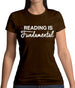 Reading Is Fundamental Womens T-Shirt