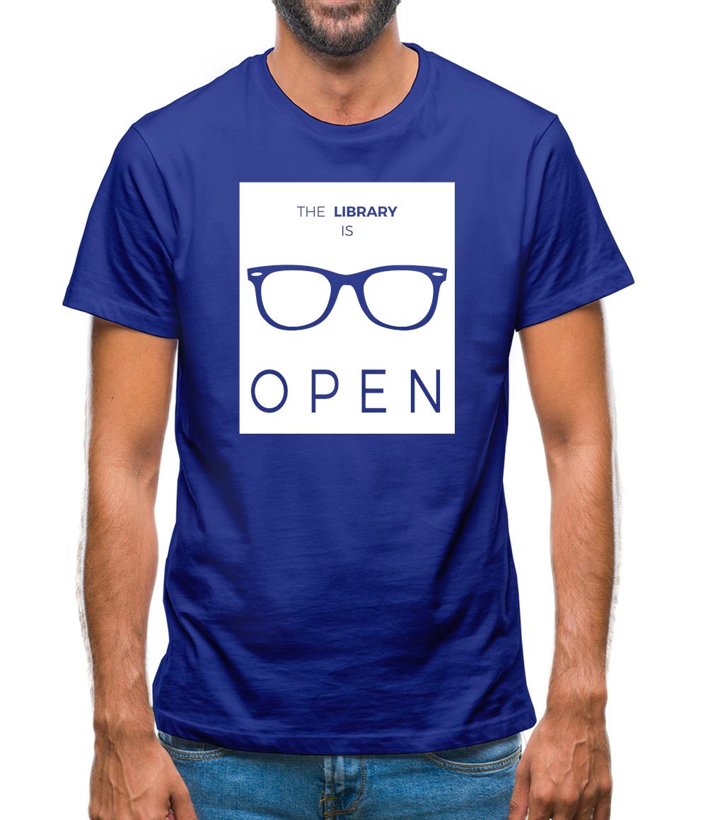 Library Is Open Mens T-Shirt