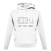 Rugby Pitch Diagram unisex hoodie