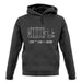 Rugby Pitch Diagram unisex hoodie