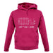 Rugby Pitch Diagram unisex hoodie