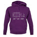 Rugby Pitch Diagram unisex hoodie