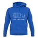 Rugby Pitch Diagram unisex hoodie