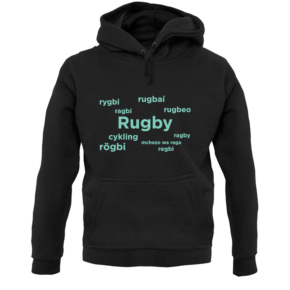 Rugby Languages Unisex Hoodie