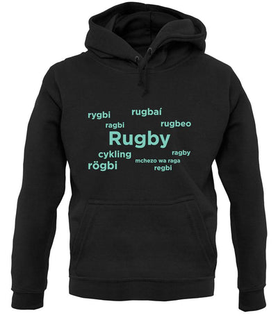 Rugby Languages unisex hoodie