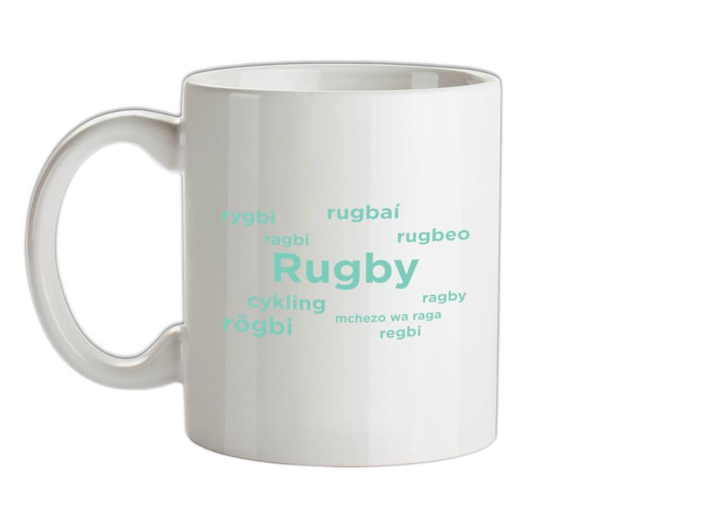 Rugby Languages Ceramic Mug