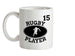 Rugby Player 15 Ceramic Mug