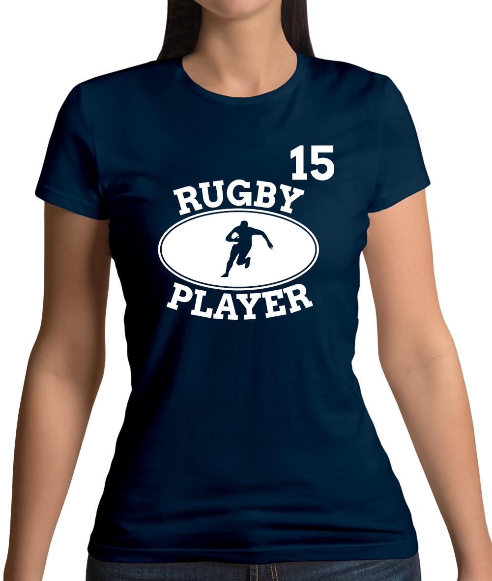 Rugby Player 15 Womens T-Shirt