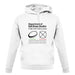 Rugby Ball Shape unisex hoodie