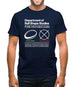 Rugby Ball Shape Mens T-Shirt