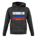 Russia Barcode Style Flag unisex hoodie