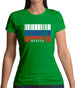 Russia Barcode Style Flag Womens T-Shirt