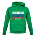Russia Barcode Style Flag unisex hoodie