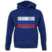 Russia Barcode Style Flag unisex hoodie