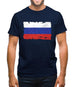 Russia Grunge Style Flag Mens T-Shirt