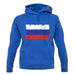 Russia Grunge Style Flag unisex hoodie