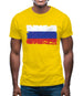 Russia Grunge Style Flag Mens T-Shirt