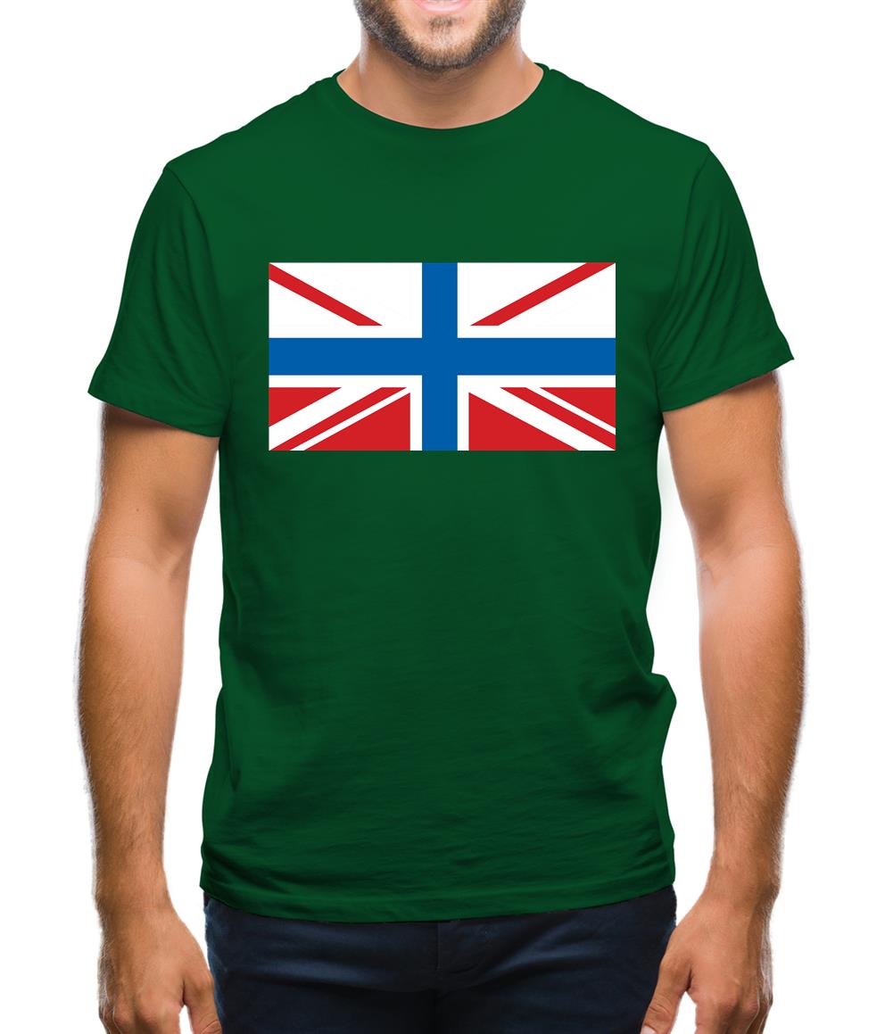 Russian Union Jack Mens T-Shirt