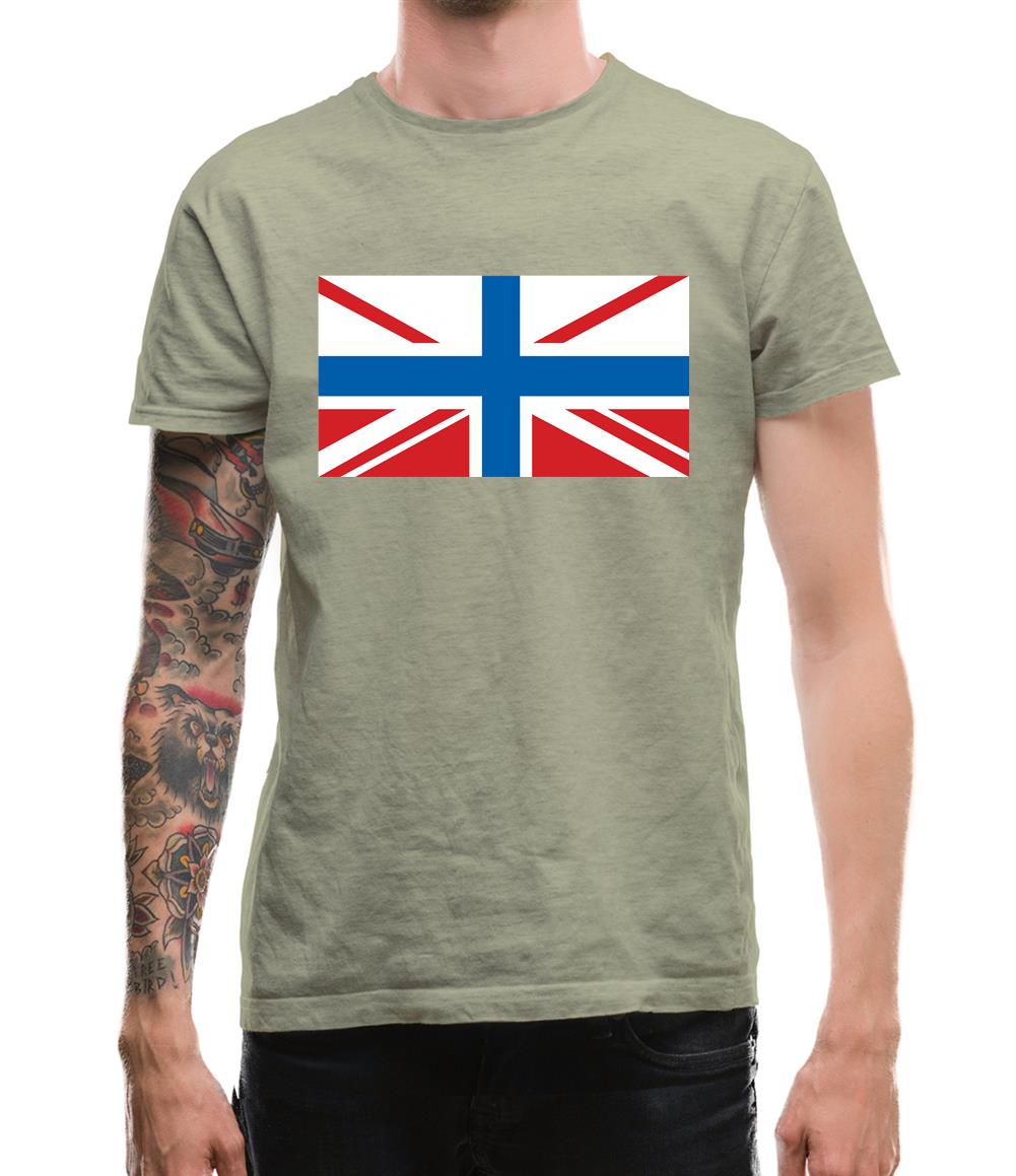 Russian Union Jack Mens T-Shirt